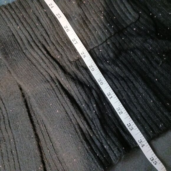 Love Ellie, Size L, Teal & Black Colorblock Knit Duster‎ Cardigan with Pockets - Picture 12 of 13